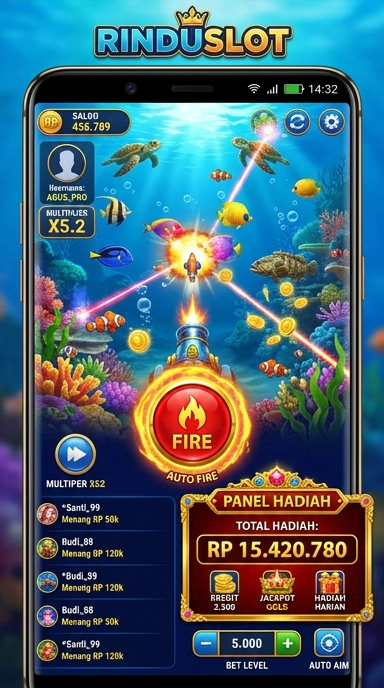 rinduslot — layar beranda